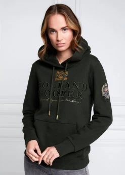 Holland Cooper Heritage Hoodie - Racing Green
