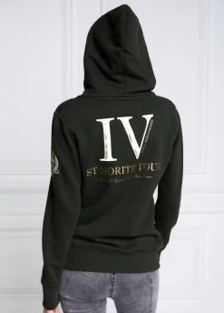 Holland Cooper Heritage Hoodie - Racing Green -Equestrian Riding Equipment Store hc heitage hoodie racing green 3rdy