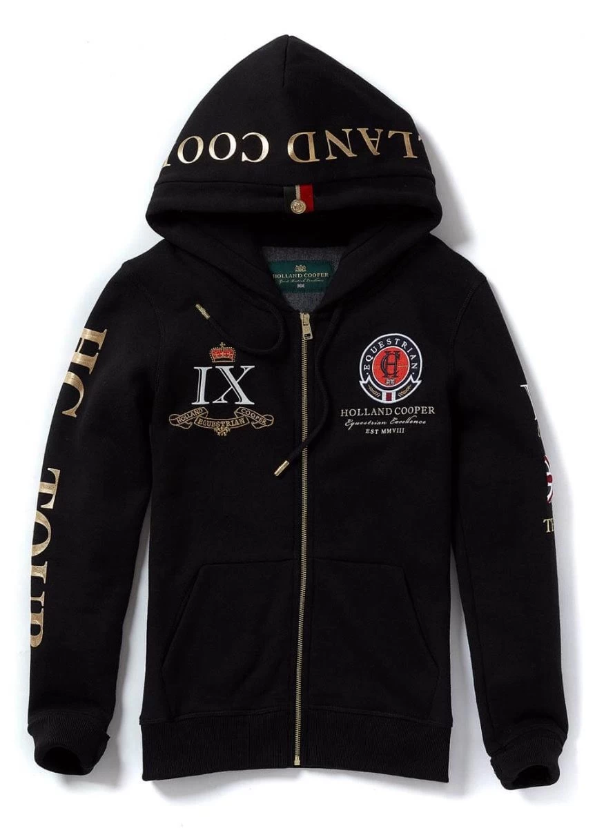 Holland Cooper Team Hoodie - Black 5 Holland Cooper Team Hoodie - Black - Image 3