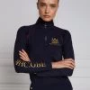 Holland Cooper Tour Base Layer - Ink Navy -Equestrian Riding Equipment Store hctourbaseinknavy2rdy