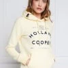 Holland Cooper GBE Flock Logo Hoodie- Lemon -Equestrian Riding Equipment Store hlland cooper gbe hoodie lemon 1rdy