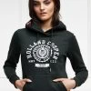Holland Cooper Collegiate Flock Hoodie - Racing Green -Equestrian Riding Equipment Store holland cooper collegiate hoodie green 1rdy