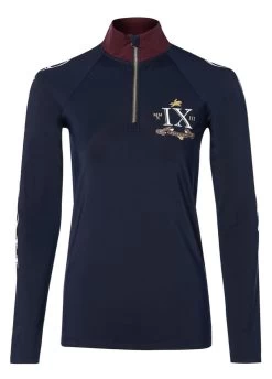 Holland Cooper Heritage Logo Base Layer - Ink Navy 9 Holland Cooper Heritage Logo Base Layer - Ink Navy -Equestrian Riding Equipment Store holland cooper heritage logo base ink navy 4rdy