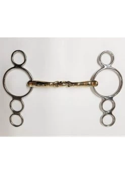 E Jeffries Harmony 4 Ring Dutch Gag Bit