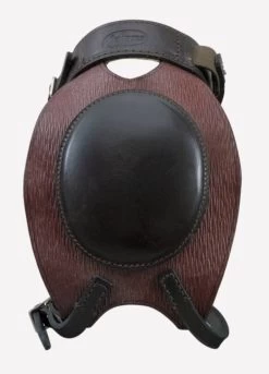 E Jeffries Leather Skeleton Knee Boots - Havana