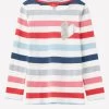 Joules Junior Harbour Luxe Jersey Top - Multi Stripe 1 Joules Junior Harbour Luxe Jersey Top - Multi Stripe -Equestrian Riding Equipment Store joules jnr harbour heart