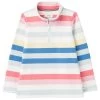 Joules Junior Fairdale Half Zip Sweatshirt - Multistripe -Equestrian Riding Equipment Store joulesjrfairdalemultirdy