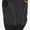 Airowear Junior Outlyne Body Protector - BETA 2018 Level 3 Labelled - Black/Turquoise -Equestrian Riding Equipment Store kidsoutlynefront1