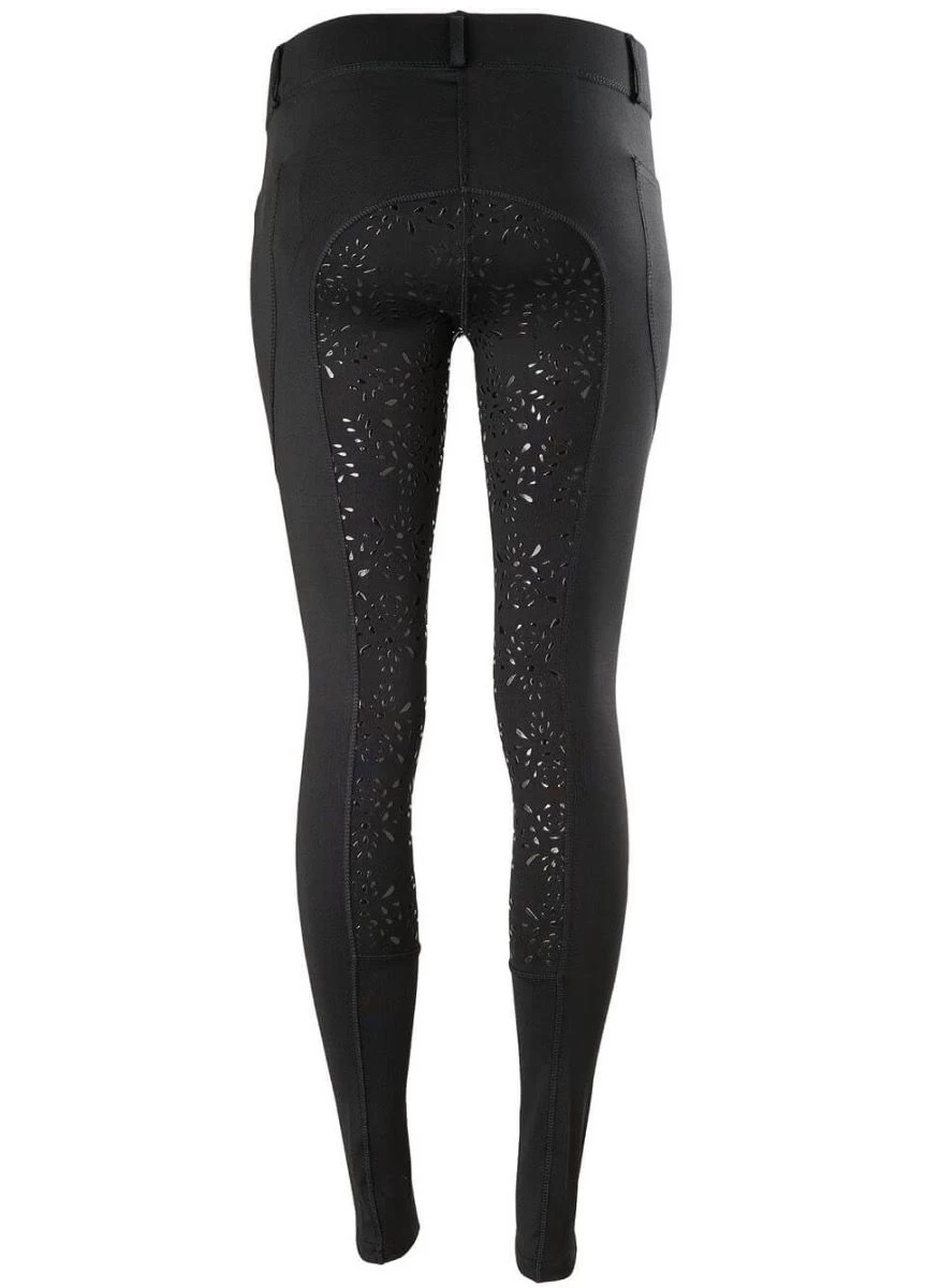 Legacy Ladies Winter Riding Tights - Black 6 Legacy Ladies Winter Riding Tights - Black - Image 4