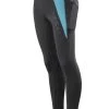 Legacy Ladies Winter Riding Tights - Black/Turquoise 2 Legacy Ladies Winter Riding Tights - Black/Turquoise -Equestrian Riding Equipment Store legacytightsblackturq2rdy