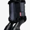 LeMieux Fleece Edged Mesh Brushing Boot - Twilight Navy 2 LeMieux Fleece Edged Mesh Brushing Boot - Twilight Navy -Equestrian Riding Equipment Store lemieux fleece brush boot twilight navy 1rdy