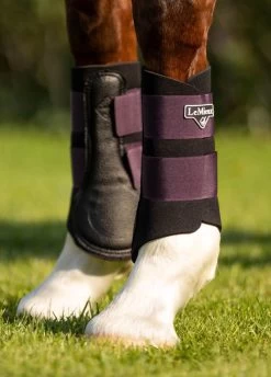 LeMieux Grafter Brushing Boots - Fig -Equestrian Riding Equipment Store lemieux grafter boot fig 5rdy