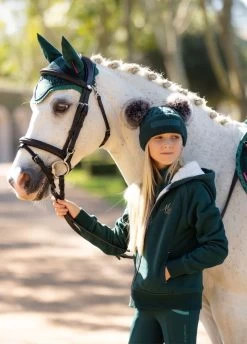 LeMieux Mini Sherpa Lined Lily Hoodie - Spruce -Equestrian Riding Equipment Store lemieux lily hoodie spruce 3rdy