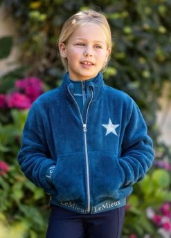 LeMieux Mini Liberte Fleece - Marine -Equestrian Riding Equipment Store lemieux mini fleece marine 3rdy