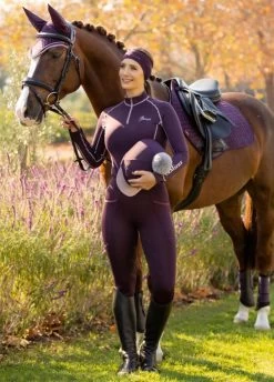 LeMieux Winter Pull On Breech - Fig -Equestrian Riding Equipment Store lemieux pull on breech fig 3rdy