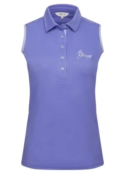 LeMieux Sleeveless Polo Shirt - Bluebell -Equestrian Riding Equipment Store lemieux sless polo bluebell 2rdy