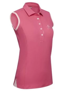 LeMieux Sleeveless Polo Shirt - Watermelon -Equestrian Riding Equipment Store lemieux sless polo watermelon 3rdy