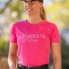 LeMieux Luxe T-Shirt - Watermelon -Equestrian Riding Equipment Store lemieux tshirt watermelon 1rdy