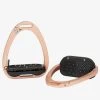 LeMieux Vector Balance Stirrups - Black/Rose Gold 1 LeMieux Vector Balance Stirrups - Black/Rose Gold -Equestrian Riding Equipment Store lemieux vector stirrup black rose 1rdy