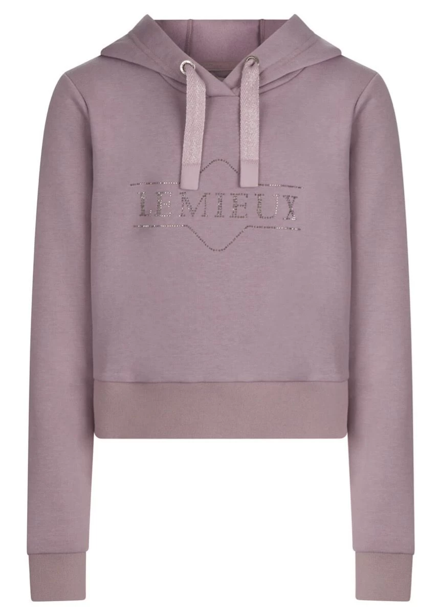 LeMieux Young Rider Cropped Hoodie - Musk 3 LeMieux Young Rider Cropped Hoodie - Musk