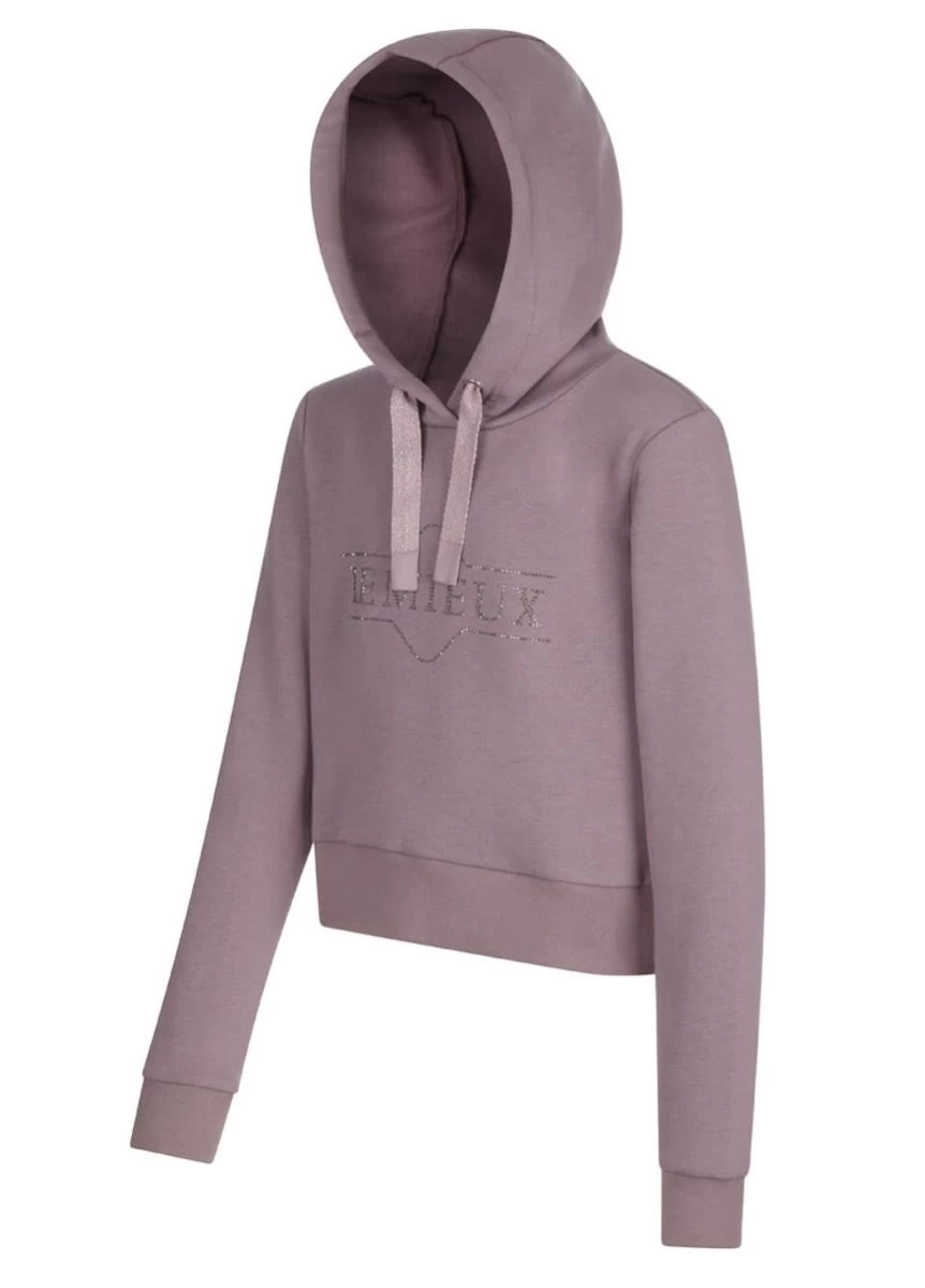 LeMieux Young Rider Cropped Hoodie - Musk 4 LeMieux Young Rider Cropped Hoodie - Musk - Image 2