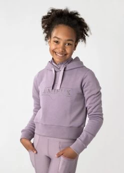 LeMieux Young Rider Cropped Hoodie - Musk 10 LeMieux Young Rider Cropped Hoodie - Musk -Equestrian Riding Equipment Store lemieux youth crop hoodie musk 4rdy