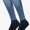 LeMieux Competition Socks - Atlantic -Equestrian Riding Equipment Store lm comp socks atlantic 1rdy