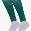LeMieux Competition Socks - Spruce -Equestrian Riding Equipment Store lm comp socks spruce 1rdy