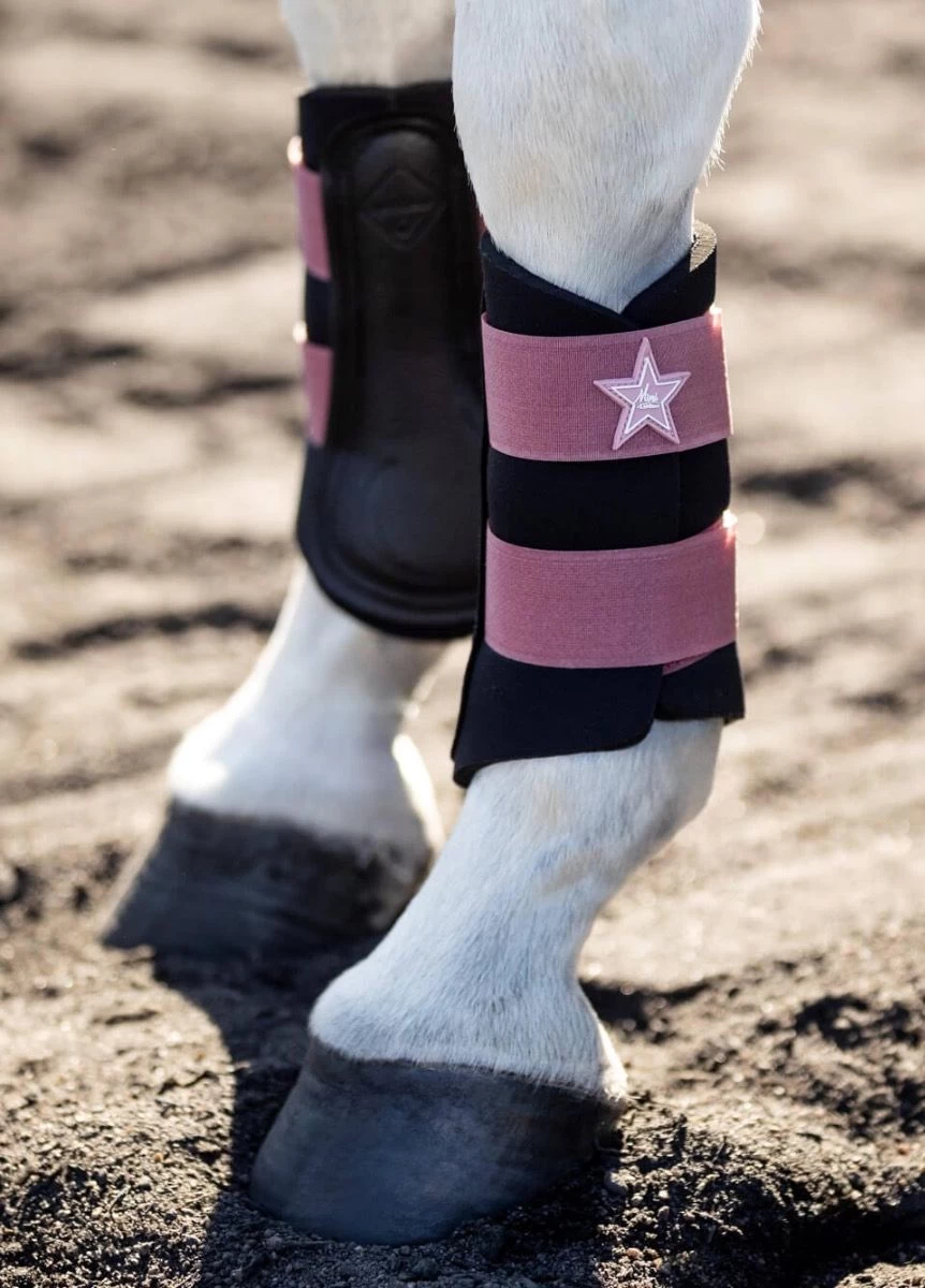 LeMieux Mini Brushing Boots - Orchid 5 LeMieux Mini Brushing Boots - Orchid - Image 3