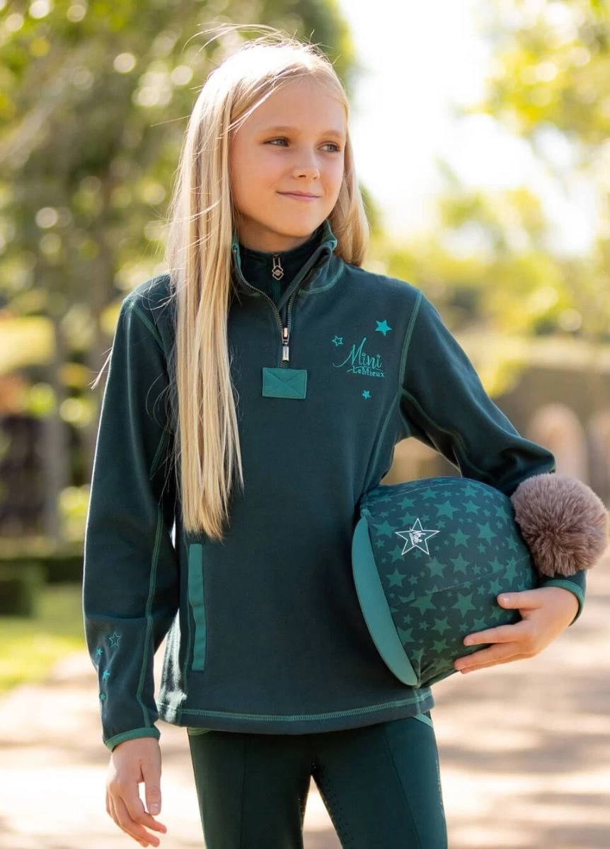 LeMieux Mini Mari Fleece - Spruce 4 LeMieux Mini Mari Fleece - Spruce - Image 2