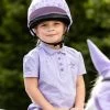 LeMieux Mini Polo Shirt - Wisteria -Equestrian Riding Equipment Store lm mini polo wisteria 2rdy