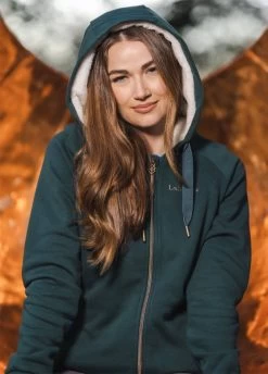 LeMieux Sherpa Lined Hoodie - Spruce