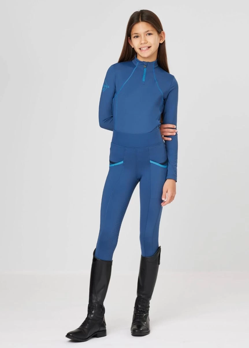 LeMieux Young Rider Pull On Breech - Atlantic 4 LeMieux Young Rider Pull On Breech - Atlantic - Image 2