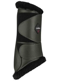 LeMieux Fleece Brushing Boots - Oak 10 LeMieux Fleece Brushing Boots - Oak -Equestrian Riding Equipment Store lmfleecebootoak3rdy