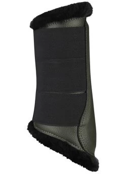 LeMieux Fleece Brushing Boots - Oak 11 LeMieux Fleece Brushing Boots - Oak -Equestrian Riding Equipment Store lmfleecebootoak4rdy