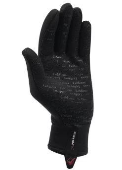 LeMieux Polar Tec Gloves - Black -Equestrian Riding Equipment Store lmpolartecgloveblack3rdy