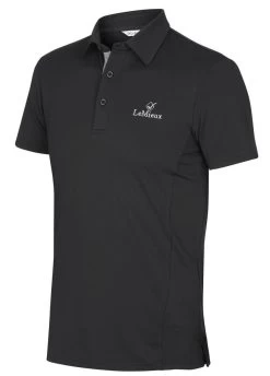 LeMieux Monsieur Mens Polo Shirt - Black 9 LeMieux Monsieur Mens Polo Shirt - Black -Equestrian Riding Equipment Store lmpoloblack2rdy