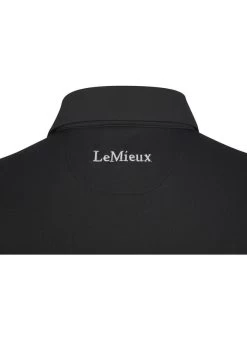 LeMieux Monsieur Mens Polo Shirt - Black 12 LeMieux Monsieur Mens Polo Shirt - Black -Equestrian Riding Equipment Store lmpoloblack5rdy