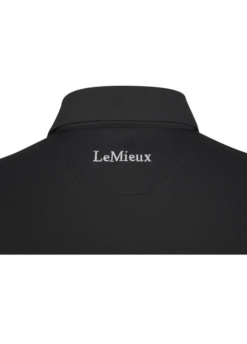 LeMieux Monsieur Mens Polo Shirt - Black 7 LeMieux Monsieur Mens Polo Shirt - Black - Image 5