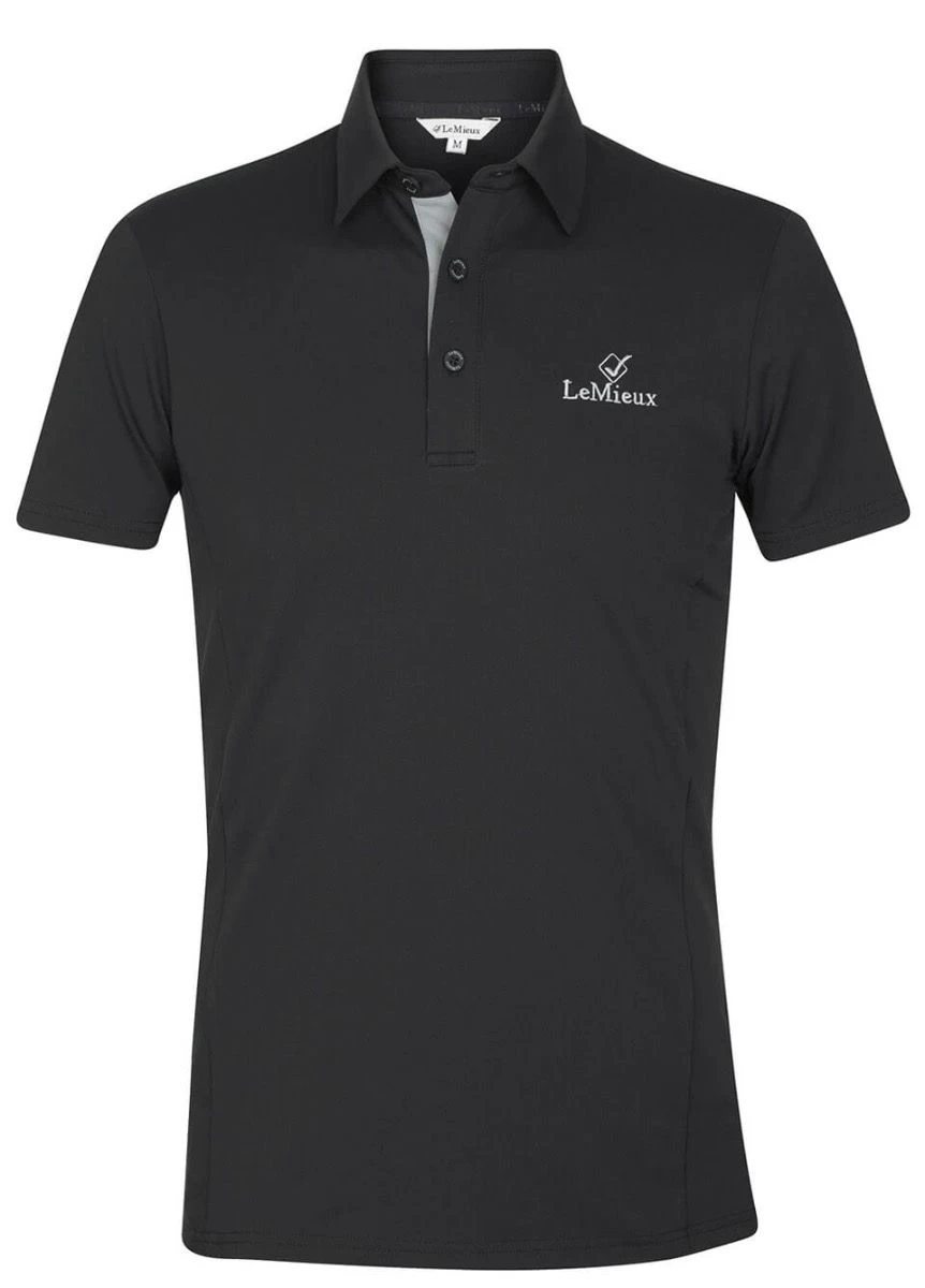 LeMieux Monsieur Mens Polo Shirt - Black 3 LeMieux Monsieur Mens Polo Shirt - Black