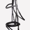 Schockemohle Berlin Neoline Bridle - Black -Equestrian Riding Equipment Store neolineberlinblksilver