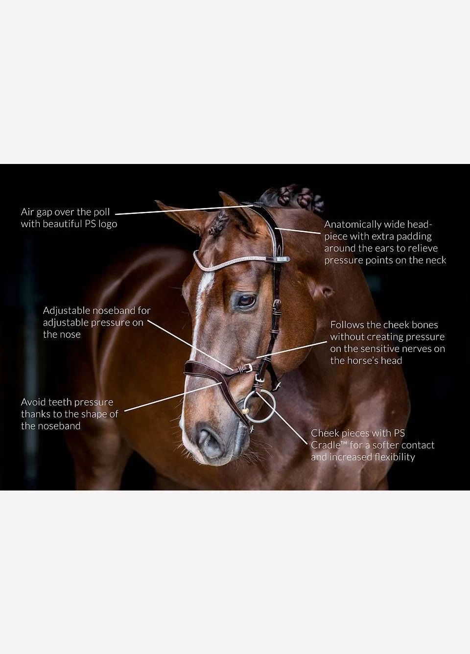 Ps Of Sweden Nirak Bridle - Brown 4 Ps Of Sweden Nirak Bridle - Brown - Image 2