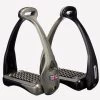 Acavallo Opera Stirrups - Black/Titanium -Equestrian Riding Equipment Store opera1