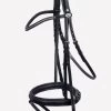 Schockemohle Oslo Diamonte Bridle - Black 2 Schockemohle Oslo Diamonte Bridle - Black -Equestrian Riding Equipment Store osloblacksilverrdy