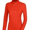 Pikeur Zip Shirt Sports - Burnt Orange 1 Pikeur Zip Shirt Sports - Burnt Orange -Equestrian Riding Equipment Store pikeur zip shirt orange 1rdy