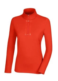 Pikeur Zip Shirt Sports - Burnt Orange
