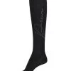 Pikeur Ladies Rhinestud Socks - Black -Equestrian Riding Equipment Store pikeurrhinesockblack