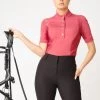 PS Of Sweden Cecile Short Sleeve Top - Berry Pink -Equestrian Riding Equipment Store ps cecile base berry pink 1rdy