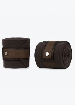 PS Of Sweden Suede Polo Bandages - Coffee