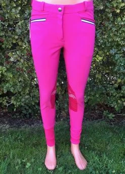 Spooks Ladies Ricarda Knee Grip Breeches - Pink